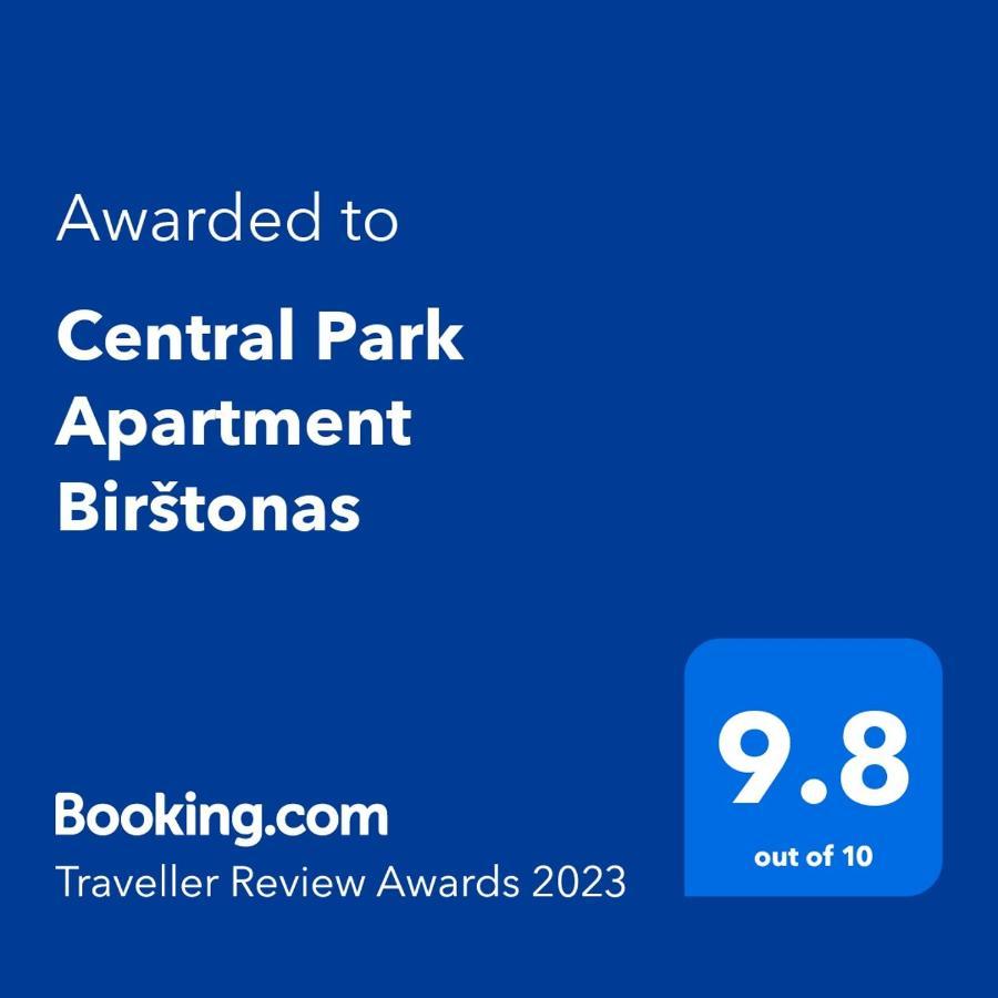 Central Park Apartment Birštonas Kültér fotó